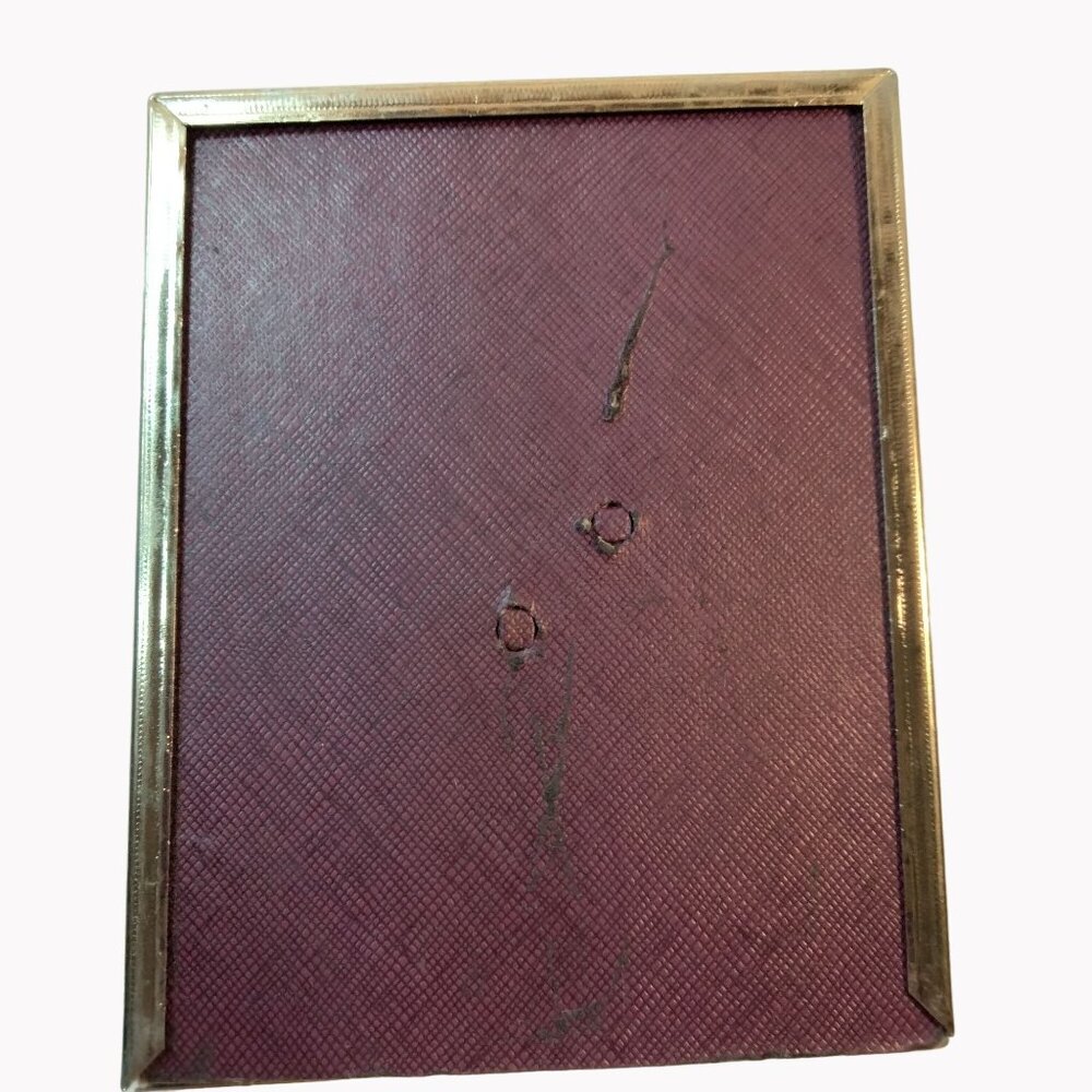 Vintage Decorel Non Glare Glass Photo Frame Gold Tone 2 x3 to 3 x 5 Mat - Picture 5 of 5